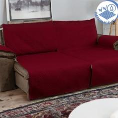 Manta Impermeável para Sofá Retrátil e Reclinável 2 Lugares 2m Com Bol