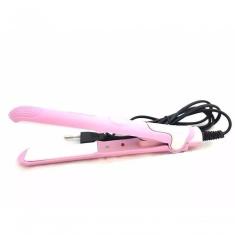Mini Chapinha Prancha Cabelo Alisamento 17Cm Bivolt Rosa