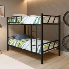 Beliche Em Aço Rubi Klm Móveis Preto