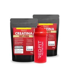 Creatina Monohidratada 300g - 100% Pura Importada - Red Fit Nutrition