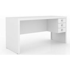 Mesa para Computador 3 Gavetas ME4113 Tecnomobili, Branco