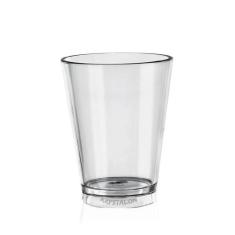 Kit 2 Copos Tequila 70 Ml Transparente Acrílico Poliestireno - Krystal