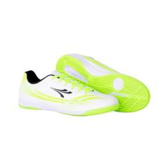 Tênis Futsal Chuteira Futebol De Salão Uny Linha Parma, Branco amarelo