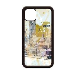Capa de viagem Landmark Big Ben Torre de Pisa para iPhone 12 Pro Max para Apple Mini Mobile Case Shell