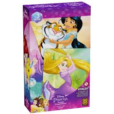 Quebra Cabeça Puzzle Progressivo Princesas Disney Grow