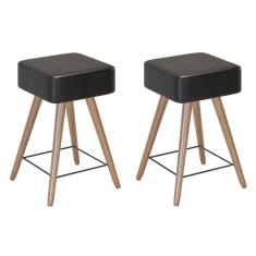 Kit 2 Banco Banqueta Rio Baixa 50cm Couríssimo - Salaone 