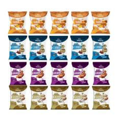 Kit 20 Biscoito Fit Com Whey Protein Wheyviv Sortidos, FÉRIAS
