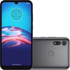 Smartphone Motorola Moto E6i 32GB 4G Wi-Fi Tela 6.1'' Dual Chip 2GB RAM Câmera Dupla + Selfie 5MP - Cinza Titanium