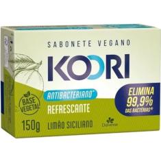 6 Sabonete Vegetal Koori Antibac Refrescante 150g Davene (6)
