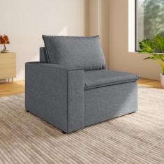 Sofá Modular com Braço Esquedo 105cm Zen CabeCasa MadeiraOriginals - C