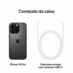 Apple iPhone 16 Pro 128GB 6,3" 48MP Titânio Preto