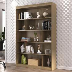 Estante de Livros 120cmx181cm 4 Prateleiras Home Office YesCasa