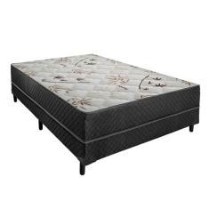 Cama Box Casal Santo Box Espuma Ortopédica 138x188x40cm