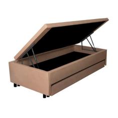 Bicama com Baú Solteiro 96x203 Cm material sintético - B&G