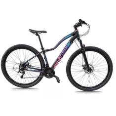 Bicicleta Feminina KSW MWZA Aro 29 Alumínio 24 Velocidades MTB Freio M