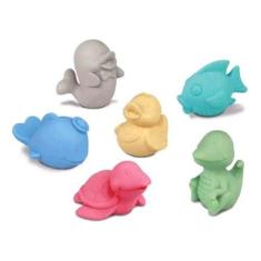 Coleção Bichinhos Banho Roma Brinquedos De Borracha