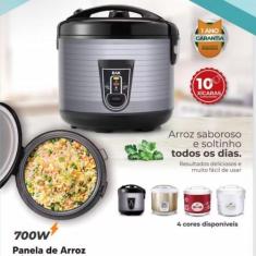 Panela Arroz Eletrica 10 Xicaras Inox 700w 1 ano de garantia 110V - BA