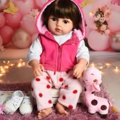 Bebê Reborn Boneca Girafinha Realista Silicone Menina Pode dar Banho  