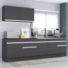Armário De Cozinha Compacta Mp2111.898 Preto/branco