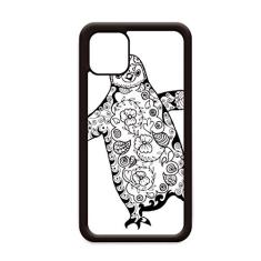 Lindo desenho de pinguim desajeitado para iPhone 12 Pro Max capa para Apple Mini Mobile Case