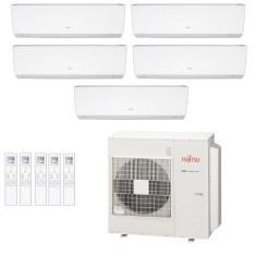 Ar-Condicionado Multi Split Inverter Fujitsu 45.000 (2x Evap HW 7.000 + 3x Evap HW 12.000) Quente/Frio 220V