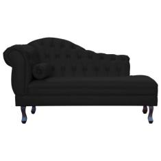 Divã Recamier Larissa Lado Direito material sintético Cores - DS Estof