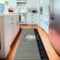 Tapete Passadeira Néctar Antiderrapante-Bege-40 x 135 - Style Brazil