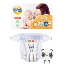 Fralda Pom Pom Derma Protek P Pequena Fraldas Pompom, P, 30