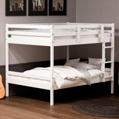 Beliche Casal Casal Dreams Madeira Maciça Branco Megamobilia