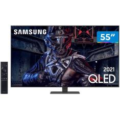 Smart Tv 55 4K Qled Samsung 55Q80a Wi-Fi - Som Em Movimento Processado