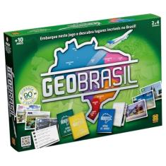 Geobrasil - Jogo de Tabuleiro - Grow: Explore o Brasil em 90 Fotos - 2-4 Jogadores - A partir de 10 Anos