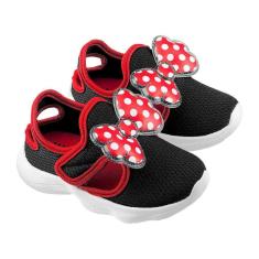 Tênis Infantil Feminino Calce Fácil Laço Magicc Kids-Feminino