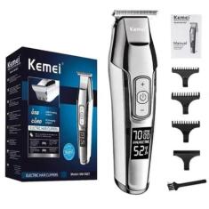 Aparador De Pelo Kemei Km-5027 Prata 100V/240V