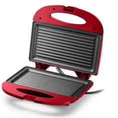 Grill e sanduicheira 750w 220v vermelha ce149 - Multilaser