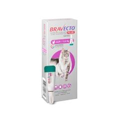 Bravecto® Plus Gatos Transdermal 500mg - Antipulgas, Sarna de ouvido, Vermes intestinais - Gatos de 6,25 a 12,5kg - 1 Pipeta 1,79ml - MSD Saúde Animal