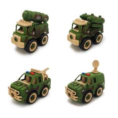 Conjunto Carrinho De Brinquedo Fricção Militar Caminhão - Omardeoferta