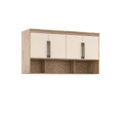 Módulo Aéreo para Cama Casal Belmax Carvalho/Off White