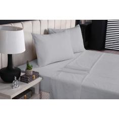 Lençol CASAL 4 peças para Cama Box 200 fios 100% Algodão - LF EXOVAIS,