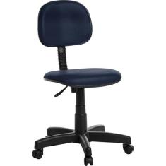 Cadeira Escritorio Giratoria Secretaria Em Viena Preto - Goldflex