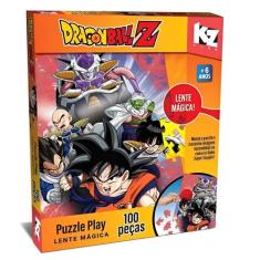 Quebra Cabeça Puzzle Play Lente Mágica Dragon Ball Z 100 Peças 1262 - 