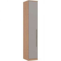Módulo de Guarda Roupa 1 Porta Elegance Bege/Angelin/Níquel - Móveis C