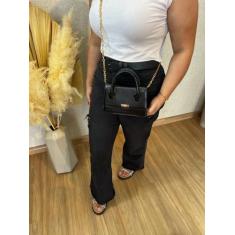 Bolsa Mini Bag Transversal Feminina Ombro Lateral Mão Alça Corrente Re