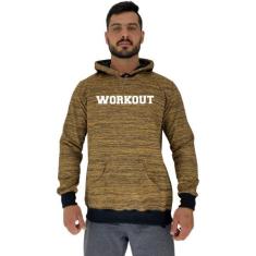 Blusa Moletom Tradicional Com Touca MXD Conceito Workout, Masculino, A