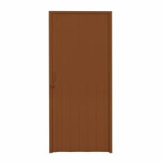 Porta Sanfonada Pvc Polifort 210cmx90cm Mogno