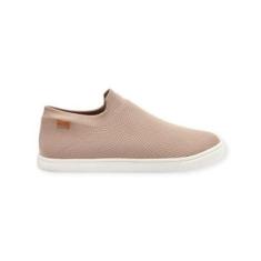 Tênis Feminino Anacapri Slip On Knit Mono Bege-Feminino