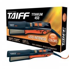 Chapinha prancha alisadora taiff titanium 450 colors laranja 230ºC - bivolt