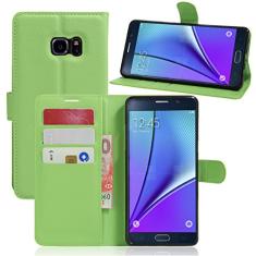 Capa carteira para Samsung Note6, carteira flip de couro PU premium com compartimento para cartão, suporte e fecho magnético [capa interna à prova de choque de TPU] Compatível com Samsung Note6