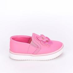 Tênis Infantil Feminino Slip On Kidy Happy Borbol-Feminino