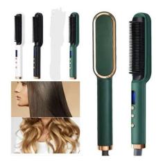 Escova Alisadora Com Visor230 Seca Alisa Modela Inteligente - oem