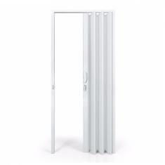 Porta Sanfonada Pvc Polifort 210cmx60cm Branco Neve